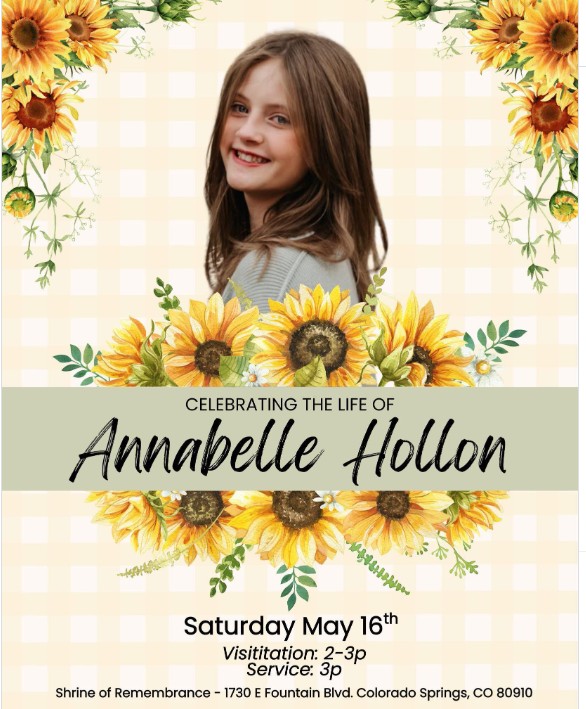 Annabelle Hollon Obituary, Colorado Springs, Suicide, Death